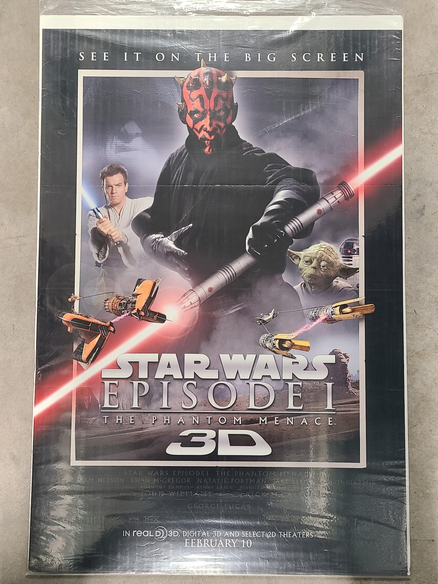 Star Wars: The Phantom Menace 3-D - 1 Sheets/US