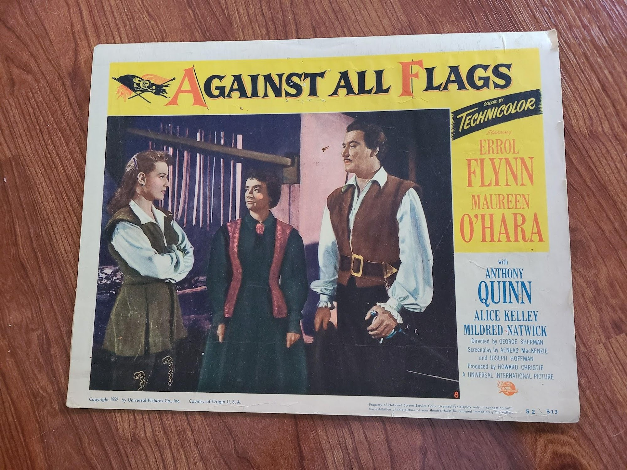 Against All Flags - General Lobby Cards