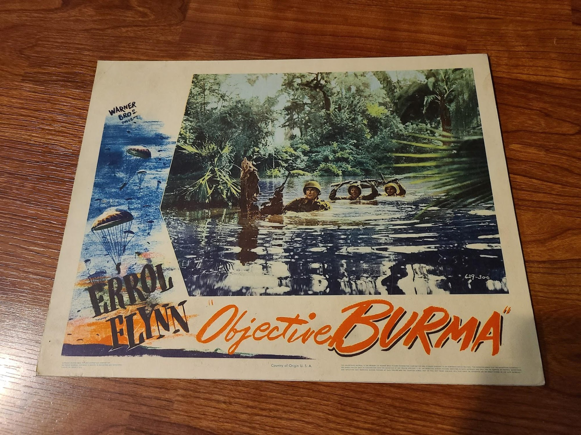 Objective Burma - Military/Aviation Lobby Cards