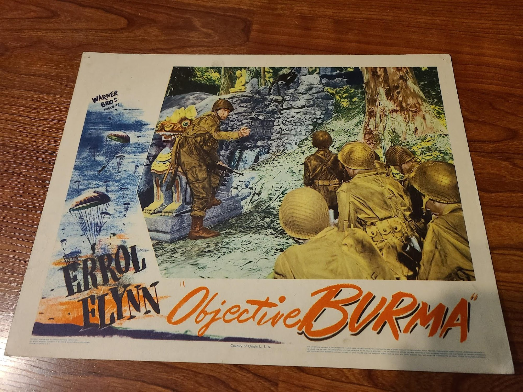 Objective Burma - Military/Aviation Lobby Cards