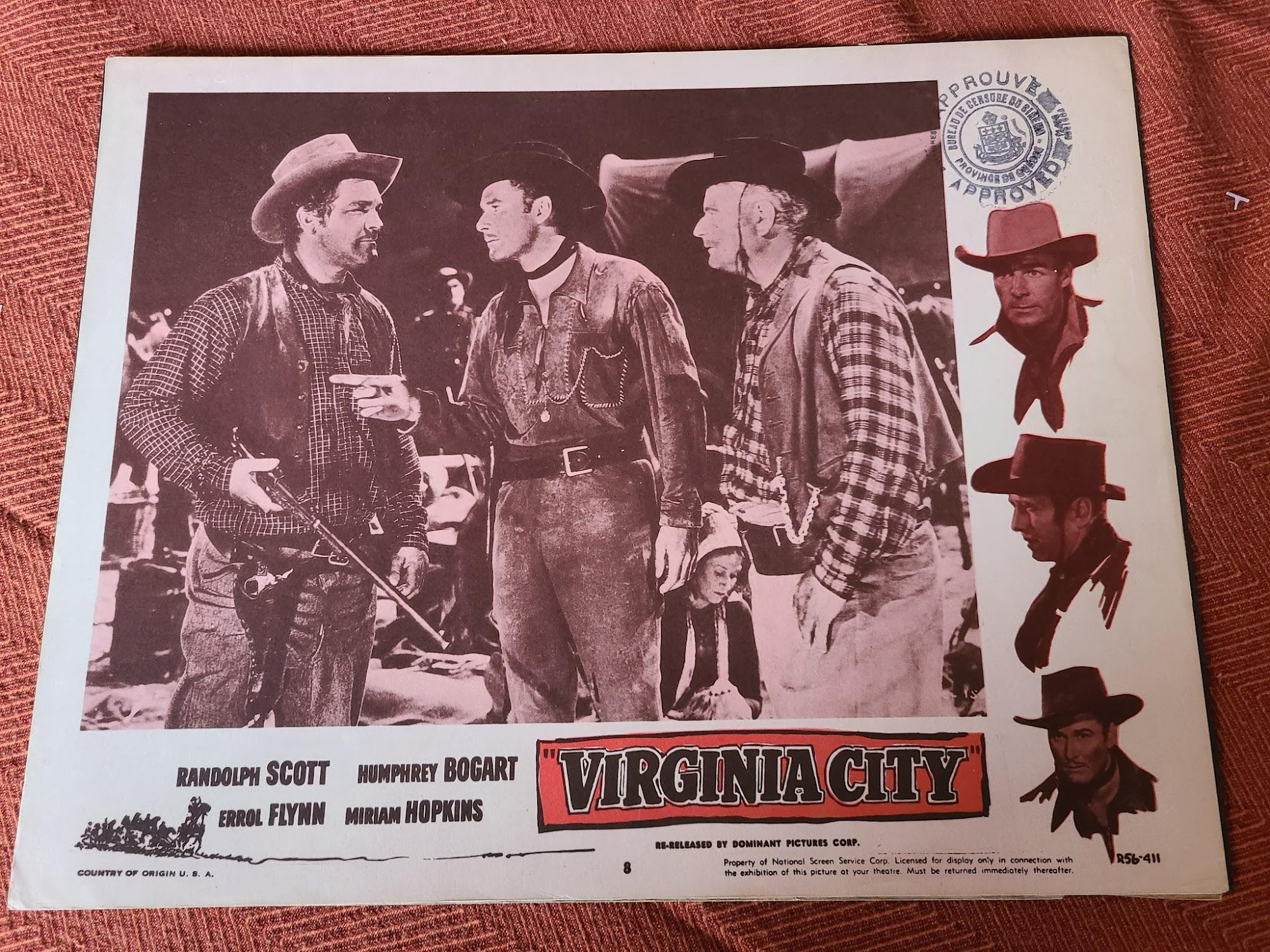 Virginia City - Western Lobby Cards